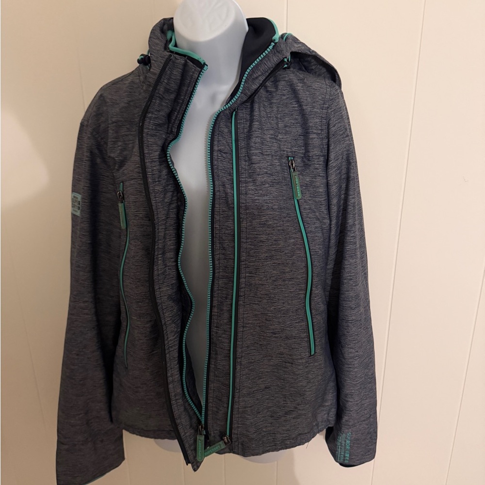 Superdry Mint Green Fleece Jacket